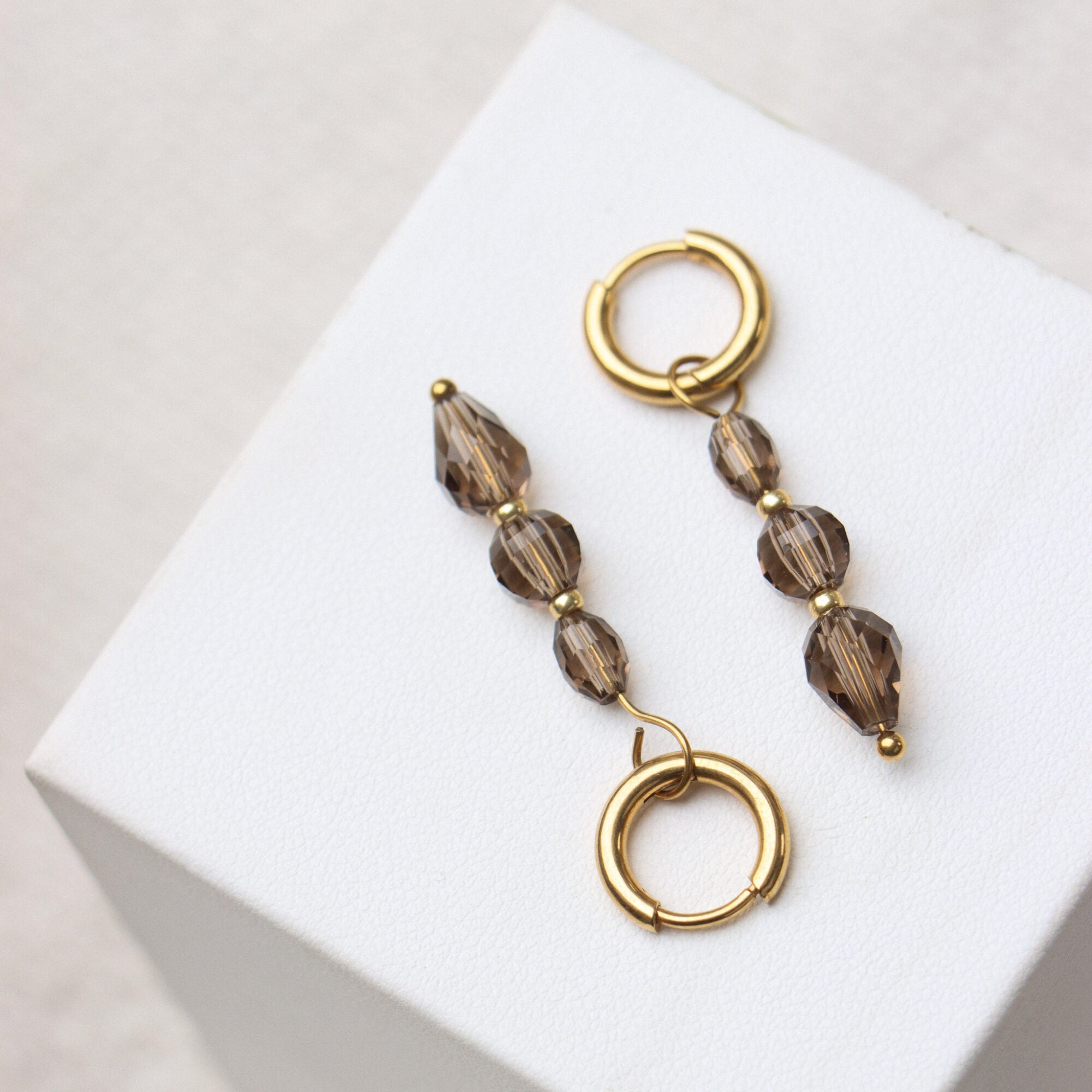Brown diamonds hoop
