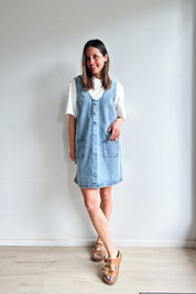 Billie jurk blauw