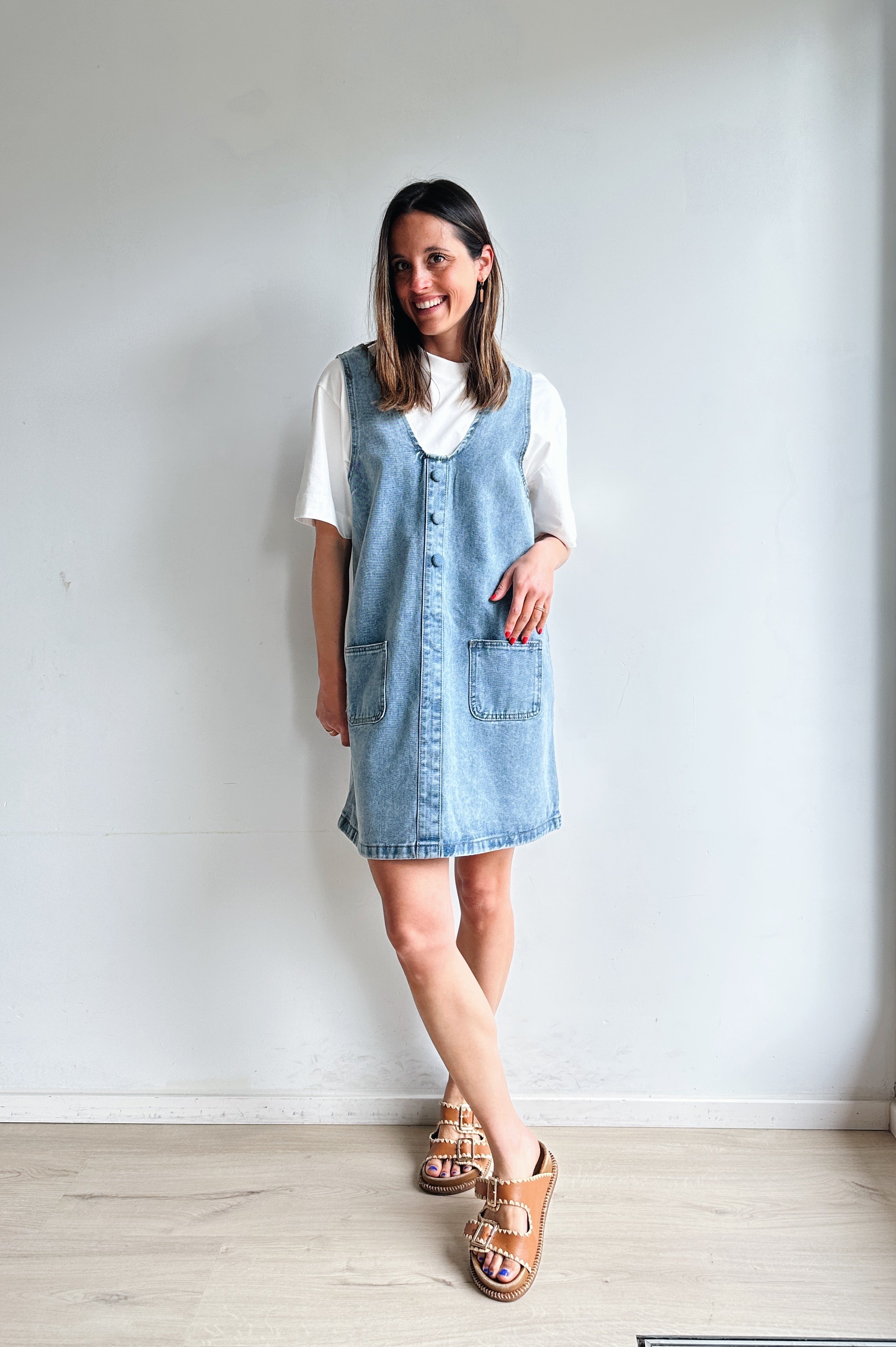 Billie jurk blauw