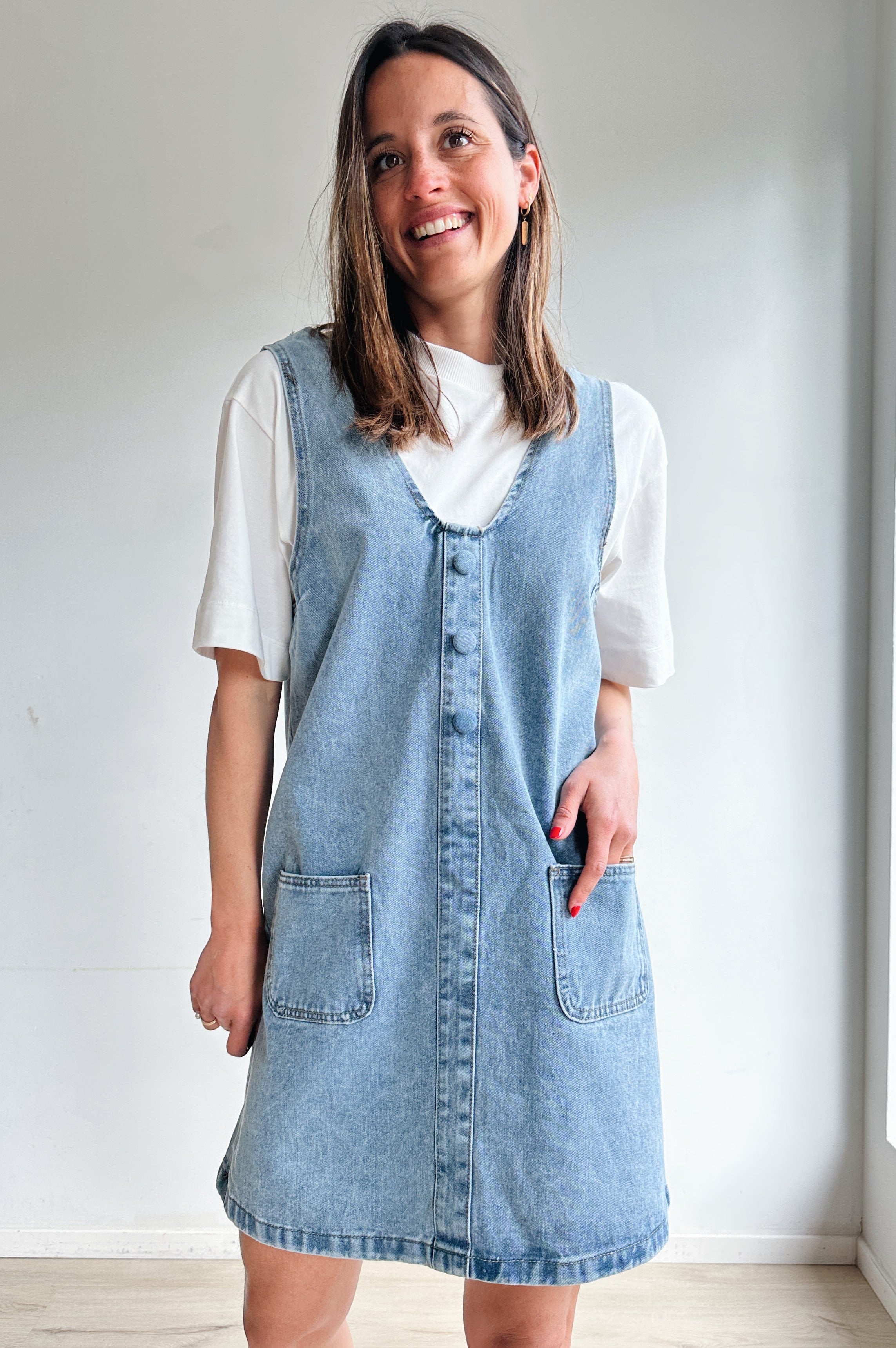 Billie jurk blauw