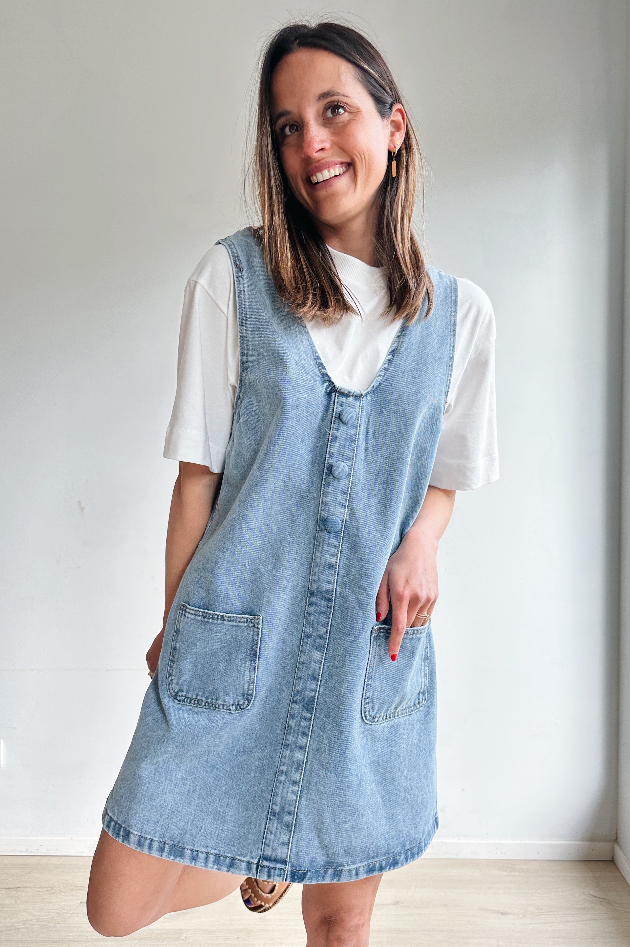 Billie jurk blauw