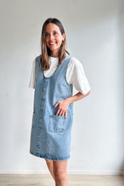 Billie jurk blauw