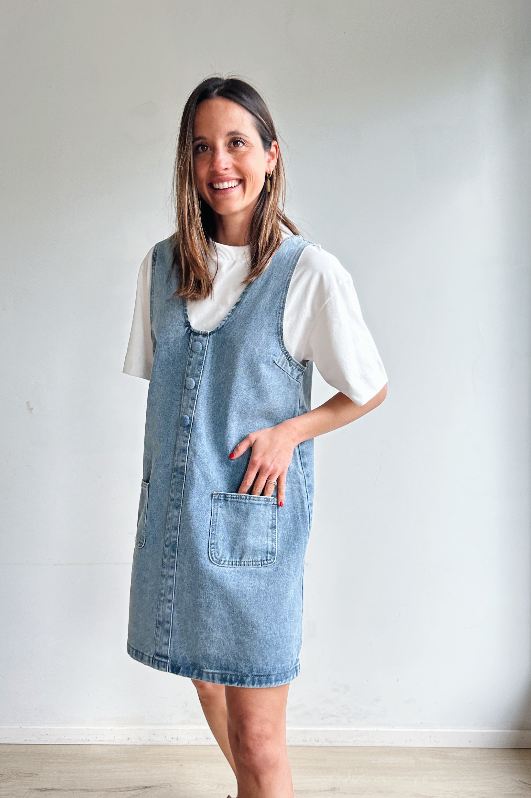 Billie jurk blauw