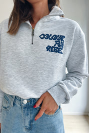Uni Logo Relaxed Zip Sweat