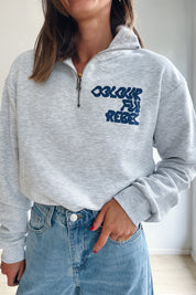 Uni Logo Relaxed Zip Sweat