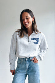 Uni Logo Relaxed Zip Sweat