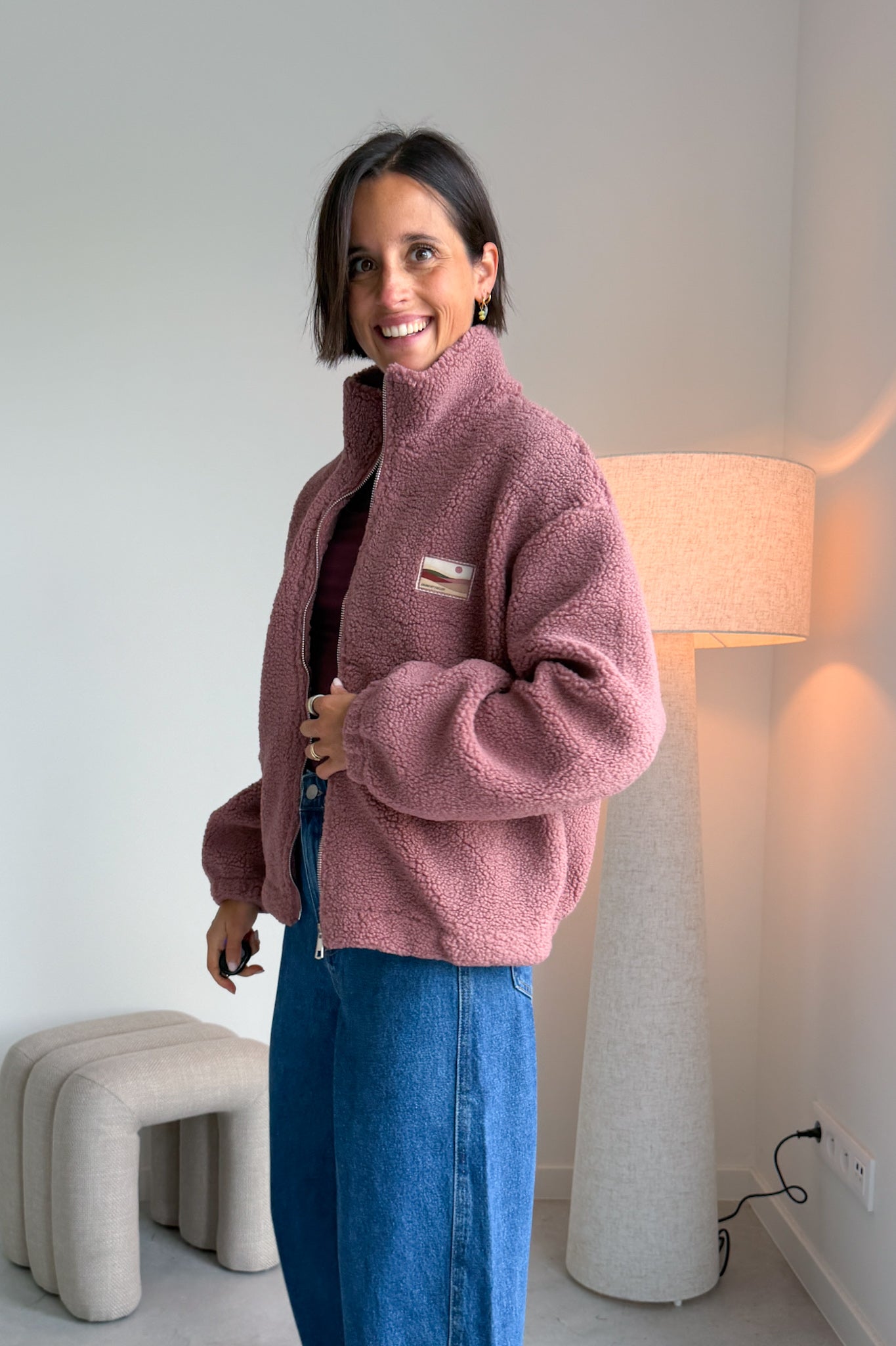Julie fleece roze
