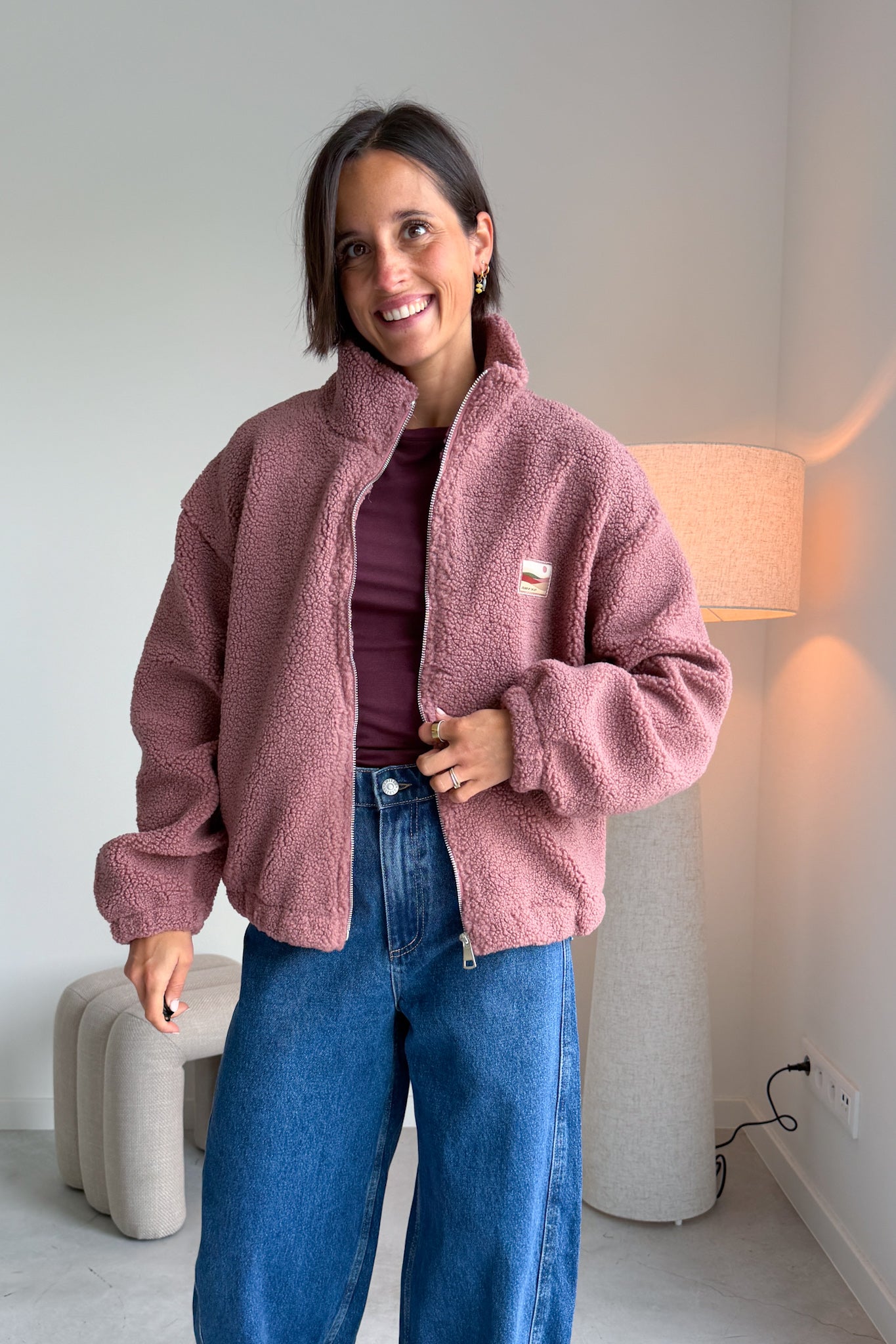 Julie fleece roze