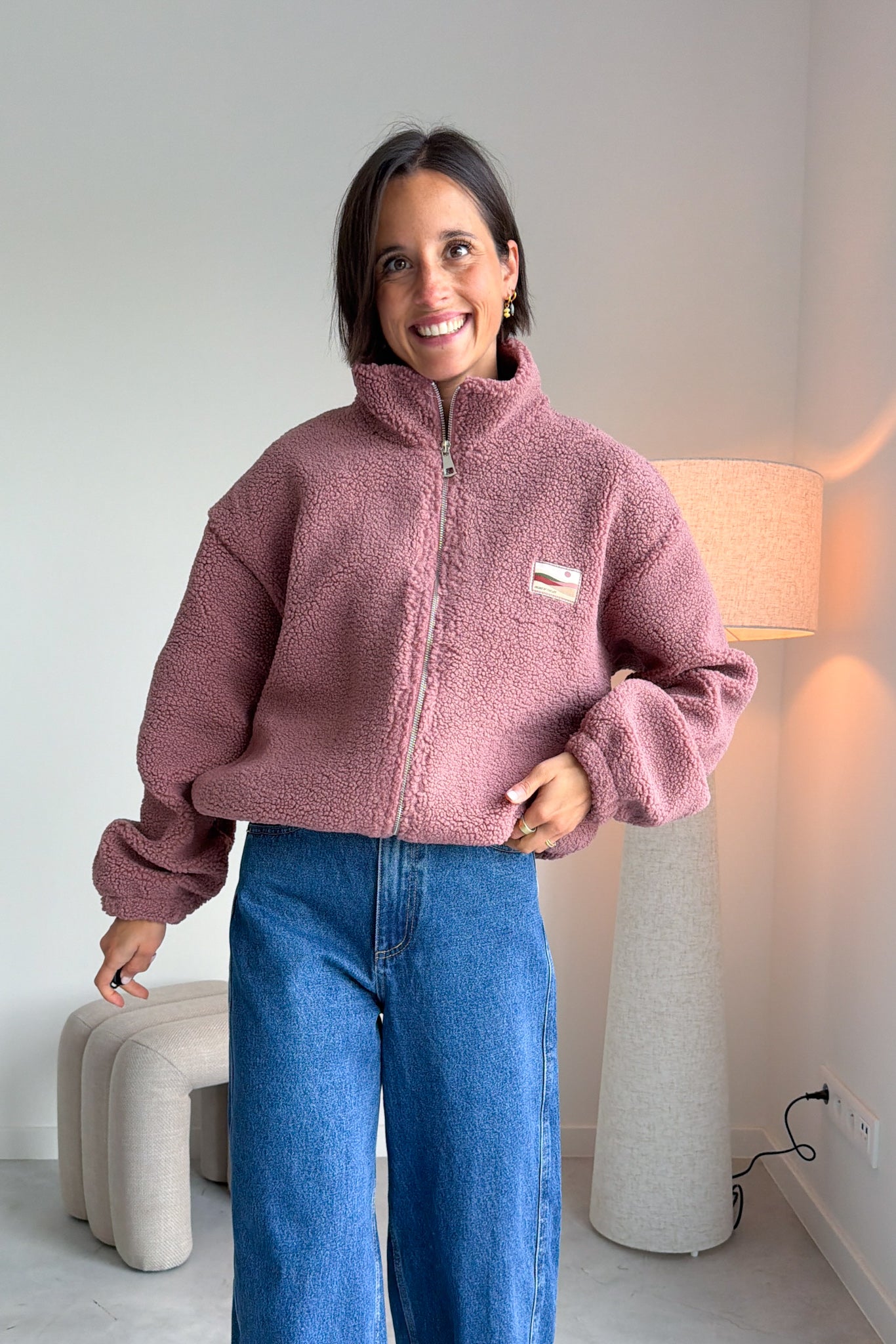 Julie fleece roze