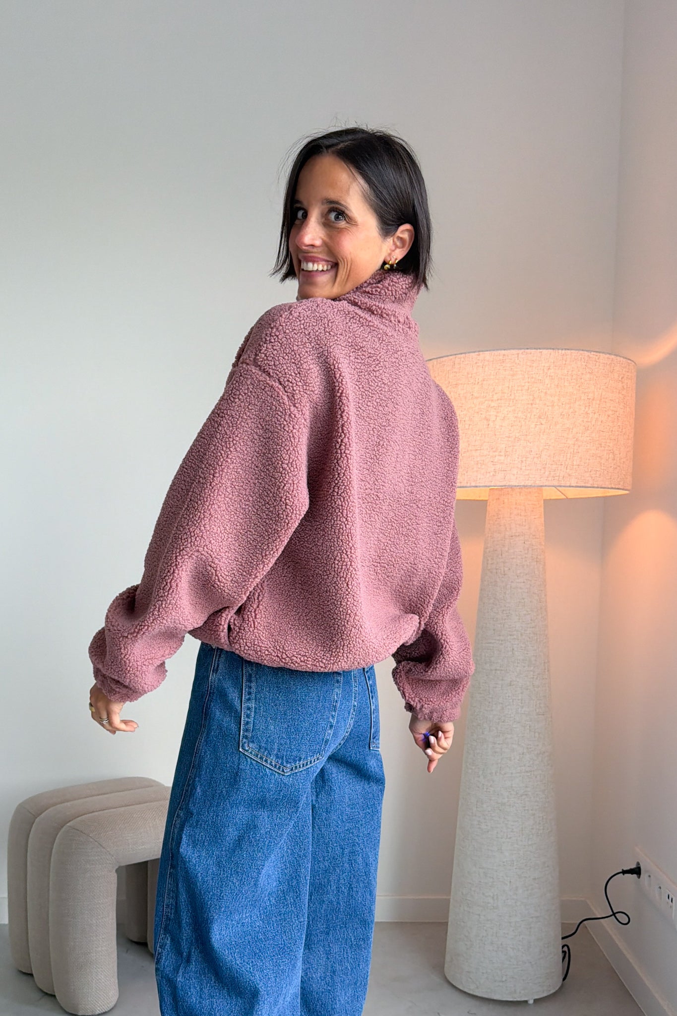 Julie fleece roze