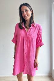 Lolo jurk fuchsia