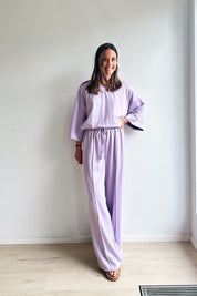 Cecile set lilla