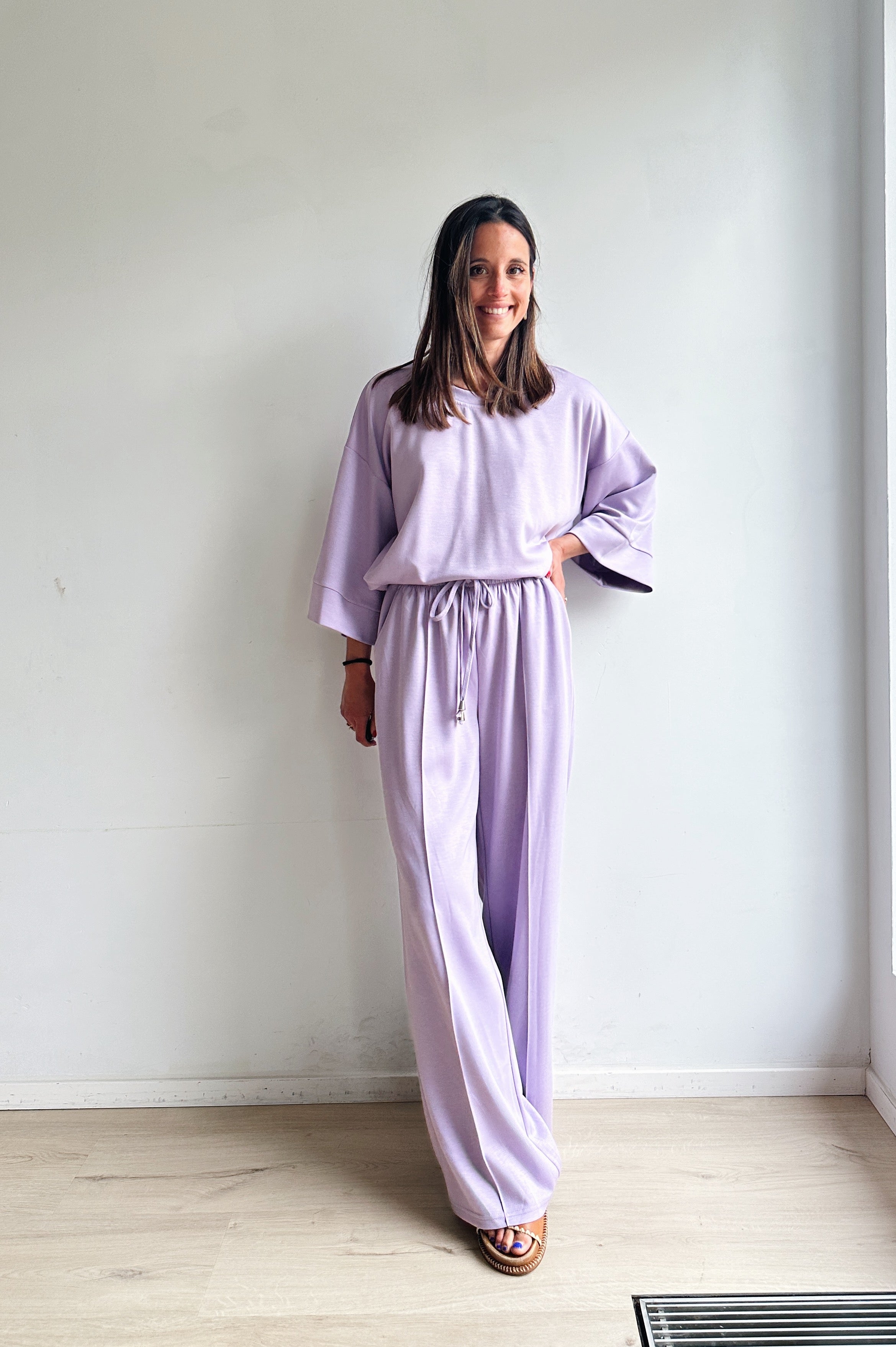 Cecile set lilla