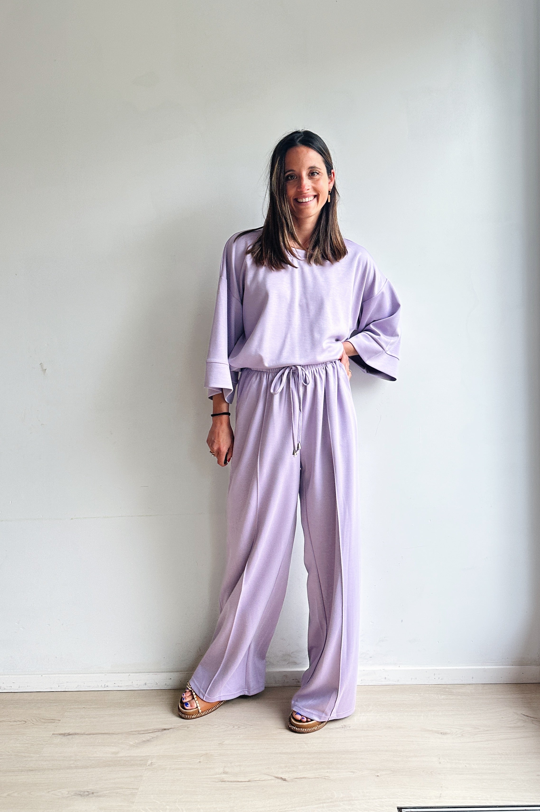 Cecile set lilla