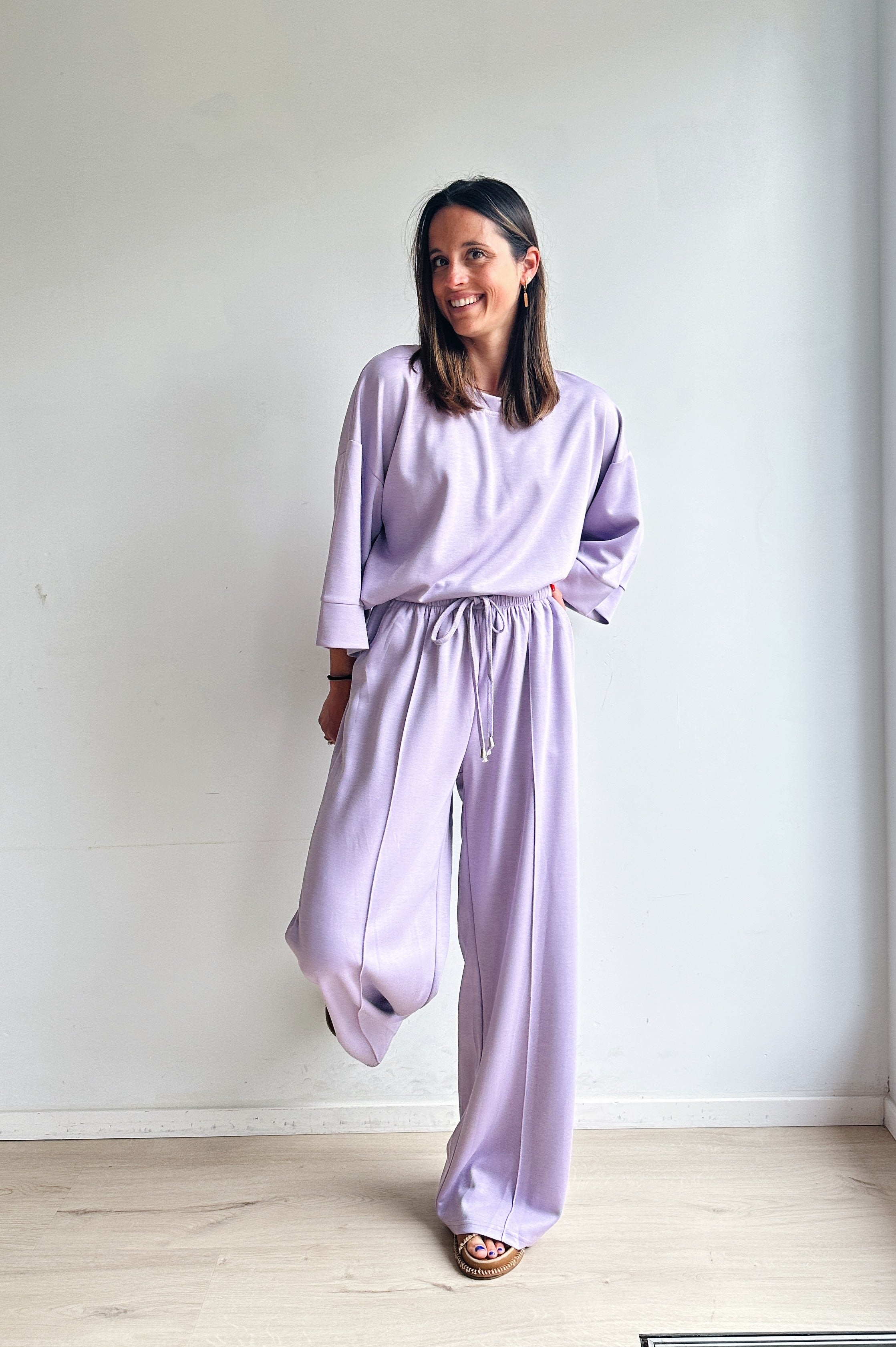 Cecile set lilla