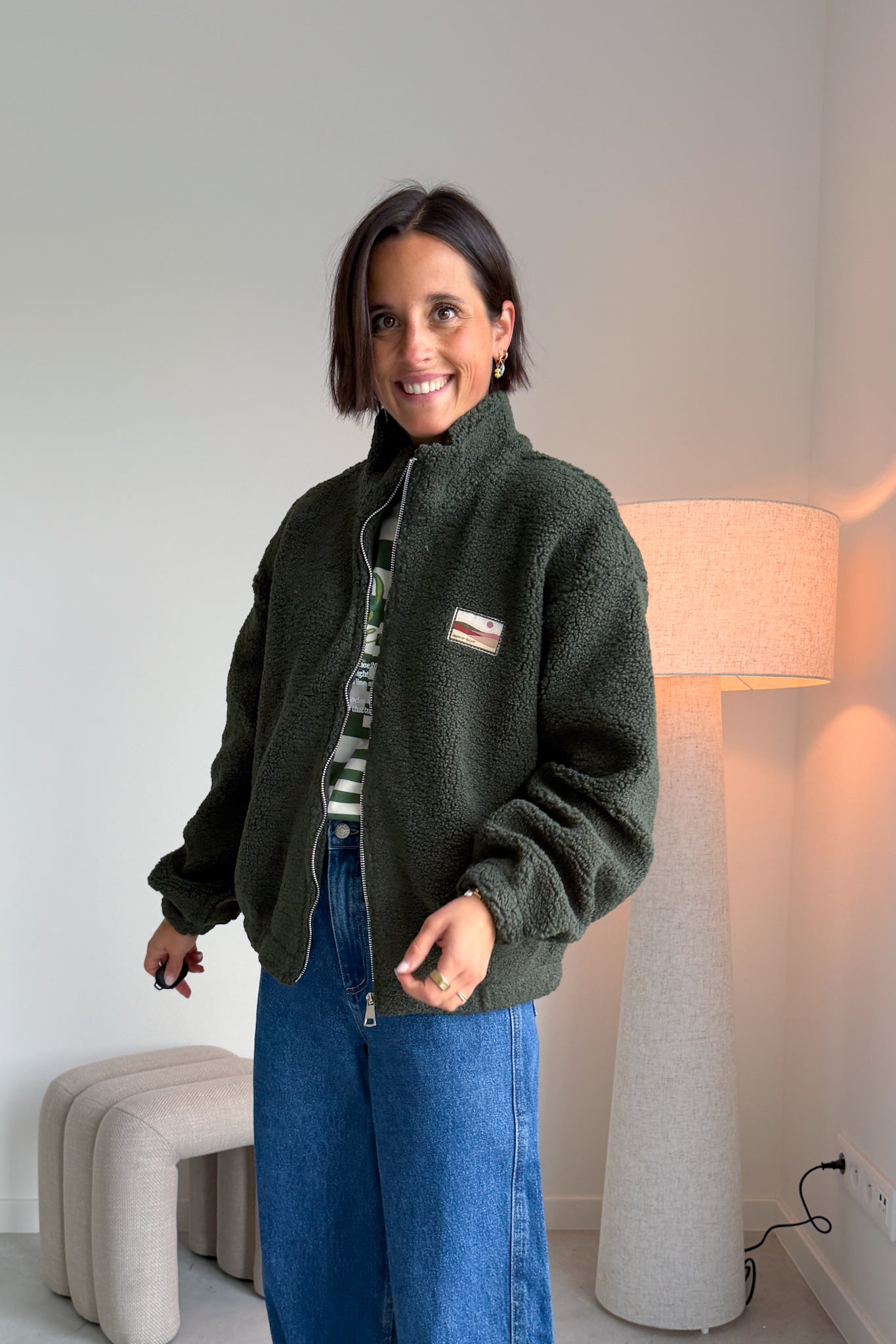 Julie fleece khaki