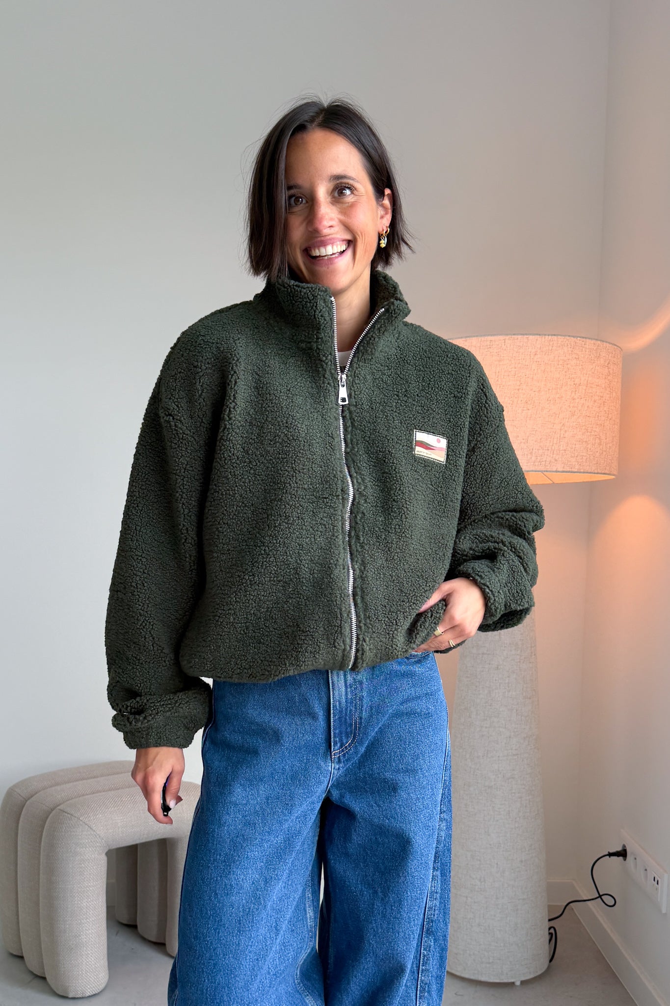 Julie fleece khaki