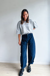 Bo barrel jeans marine corduroy