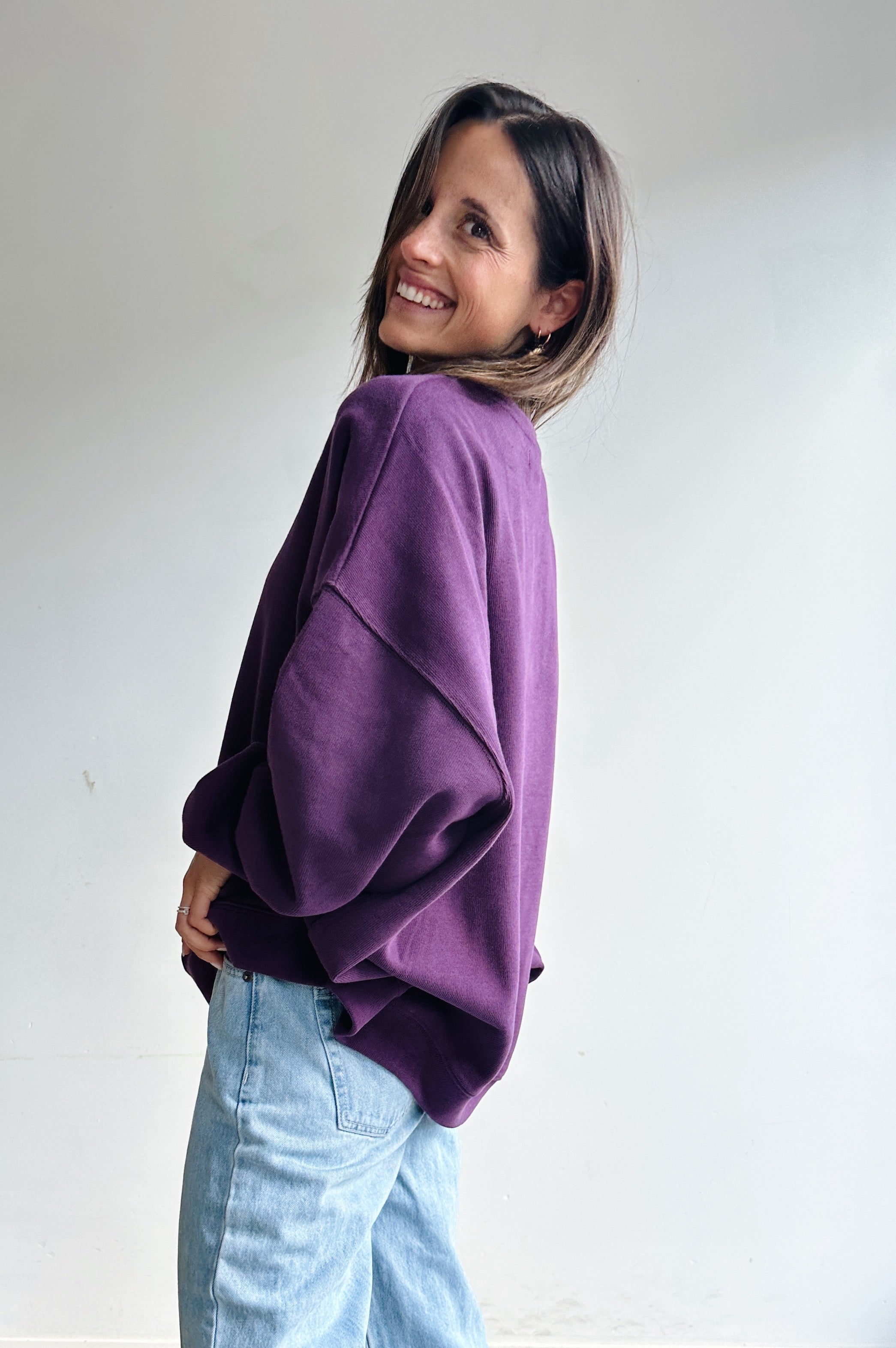 Elke sweater prune