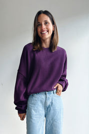 Elke sweater prune