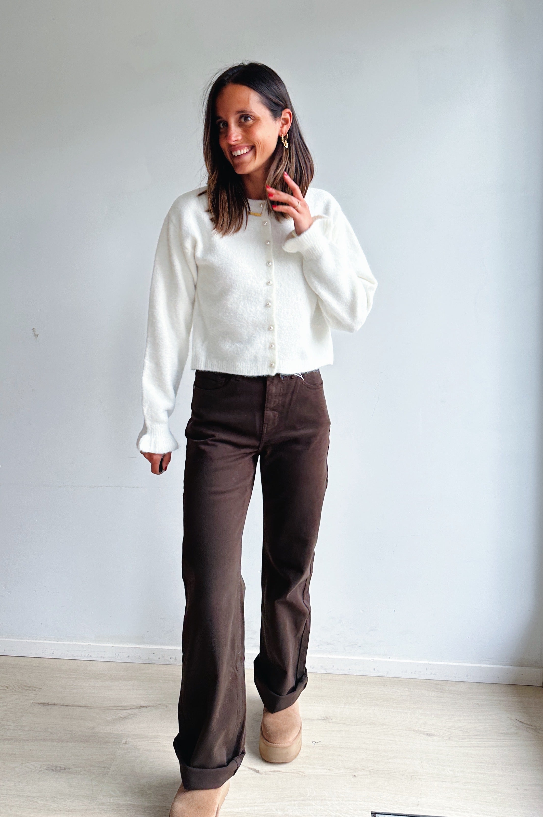 KAcourson gilet ecru