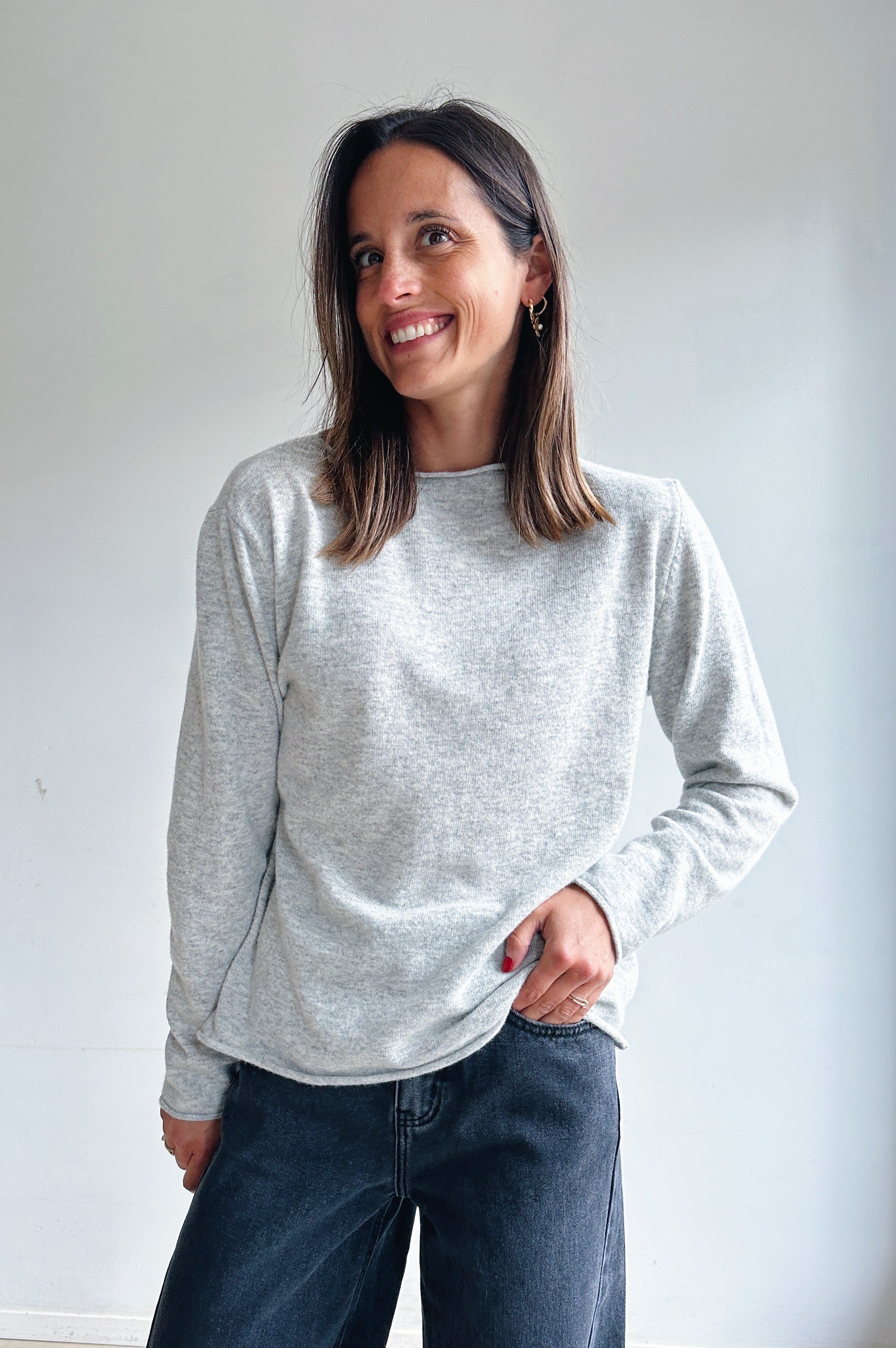 Steffi pulletje lichtgrijs