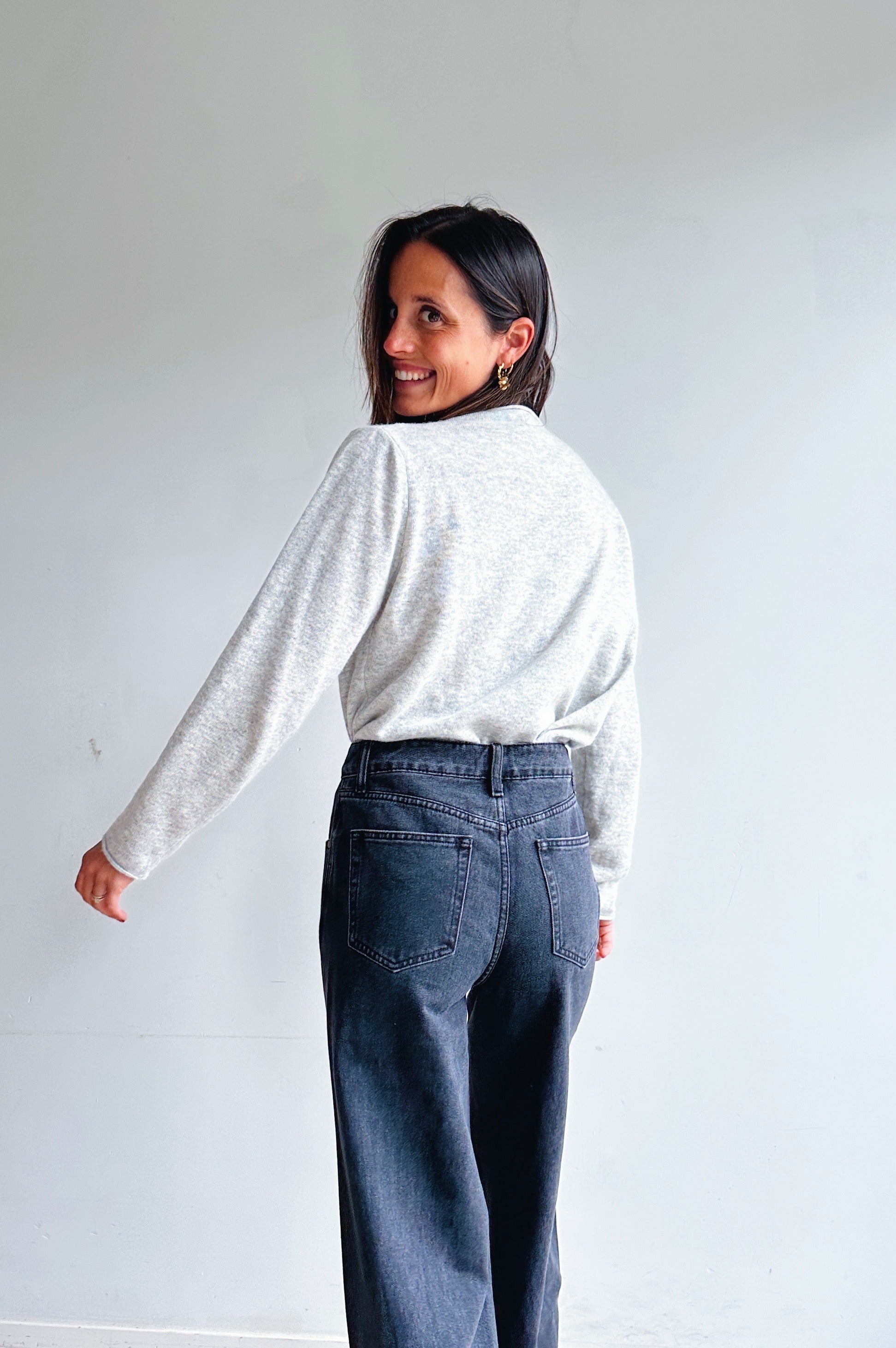 Zizi jeans donkergrijs