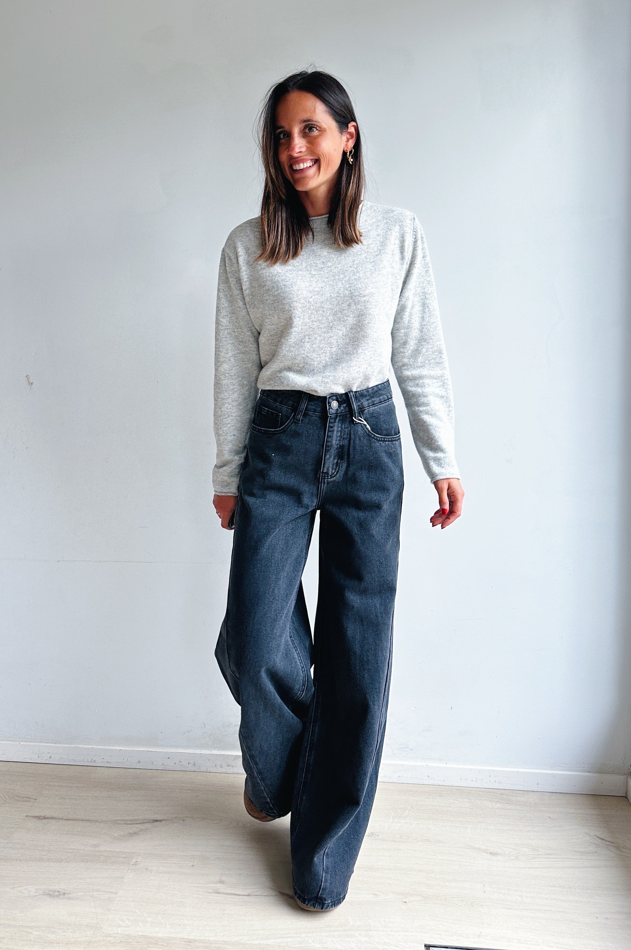 Zizi jeans donkergrijs