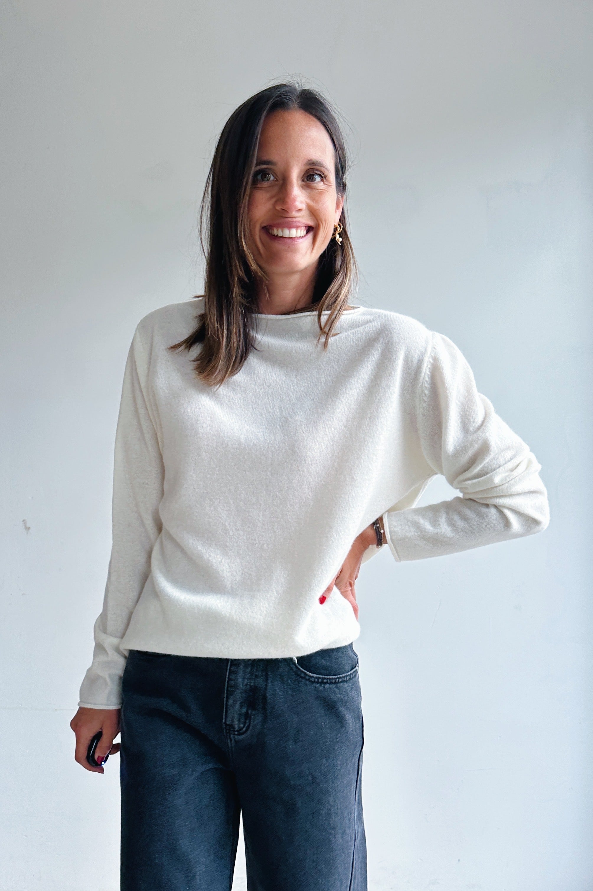 Steffi pulletje ecru