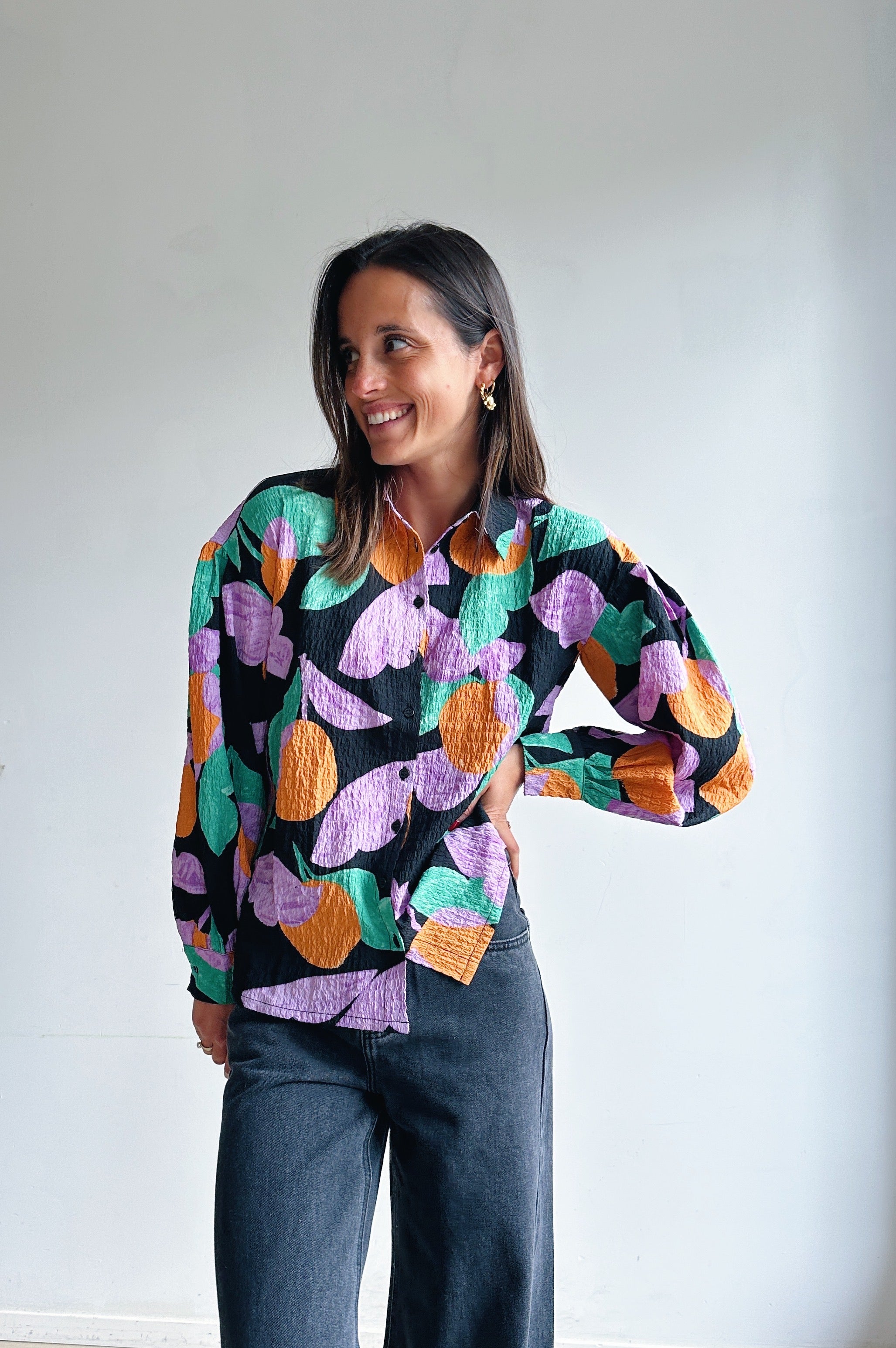 Apricot blouse