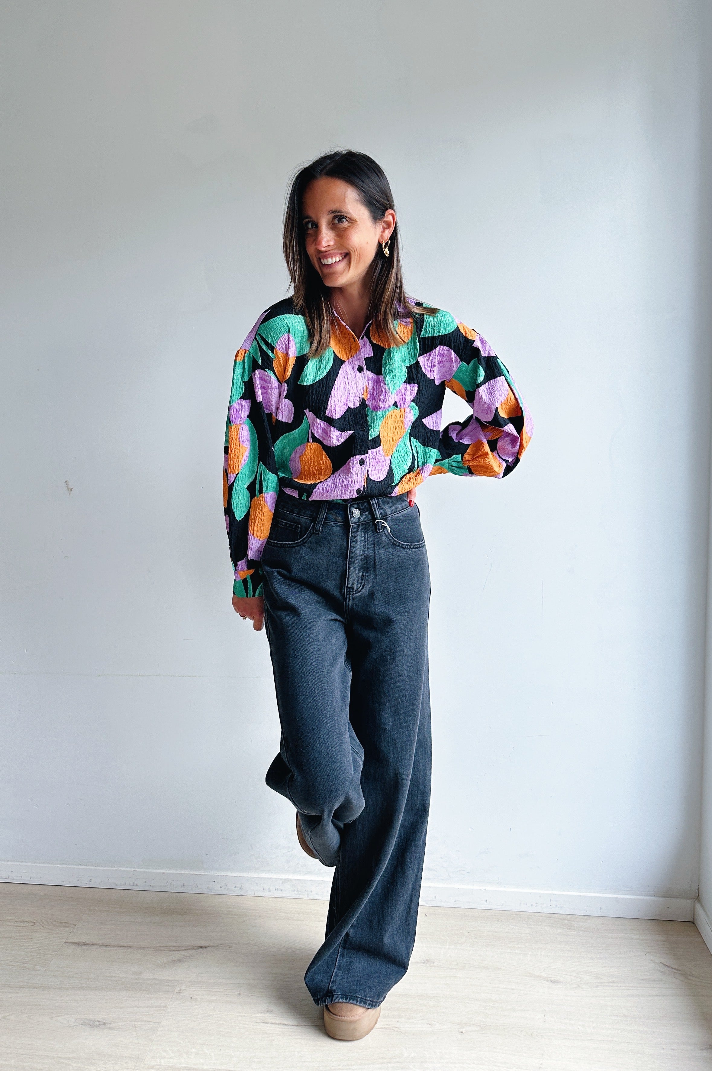 Apricot blouse