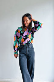 Apricot blouse