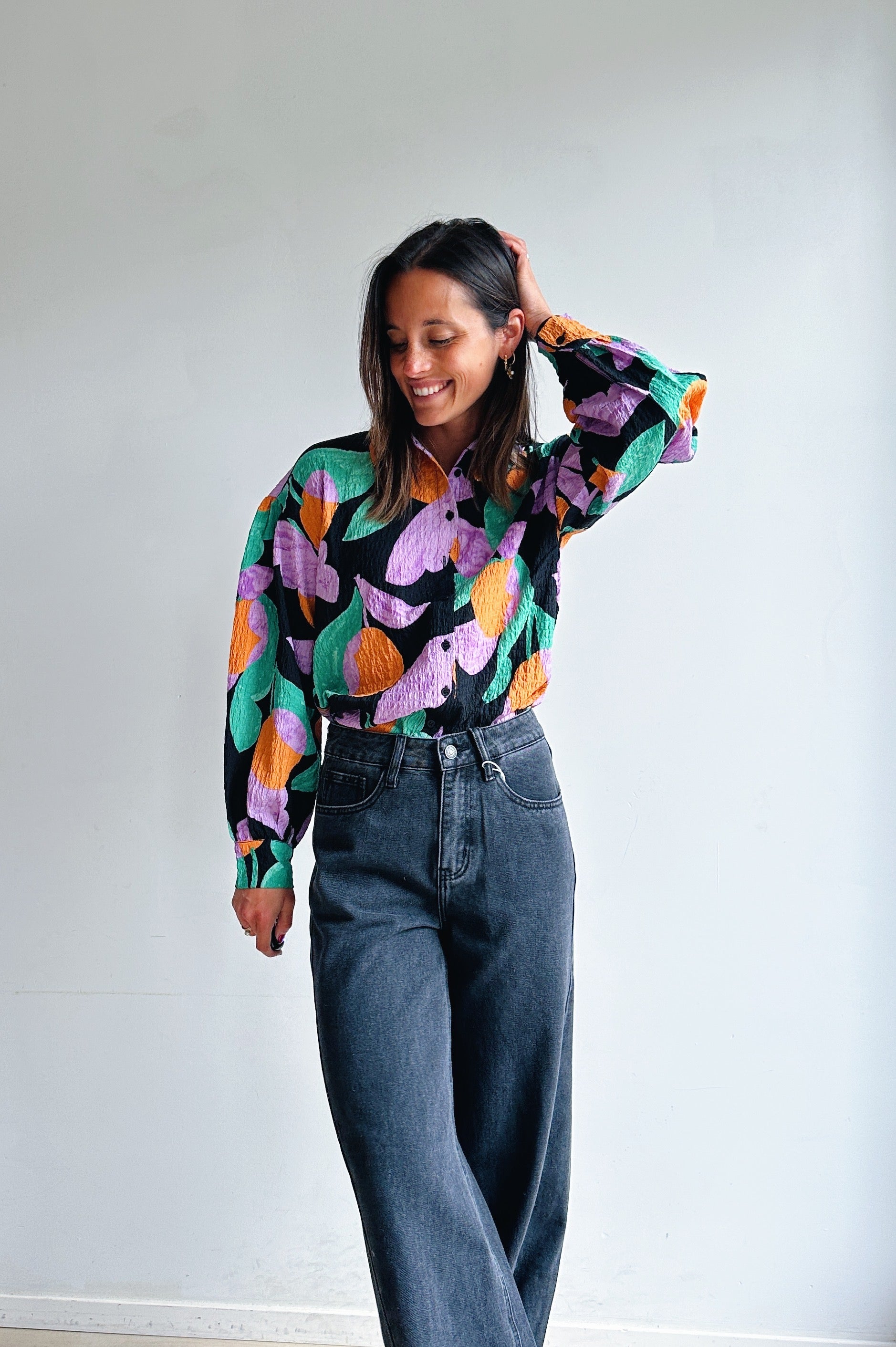 Apricot blouse