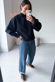 Curley pull blauw