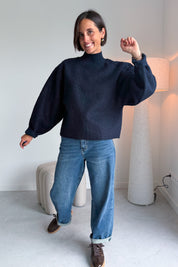 Curley pull blauw