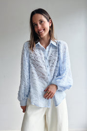 Evy blouse blauw