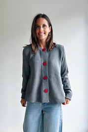 Dorien gilet grijs