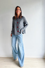 Dorien gilet grijs