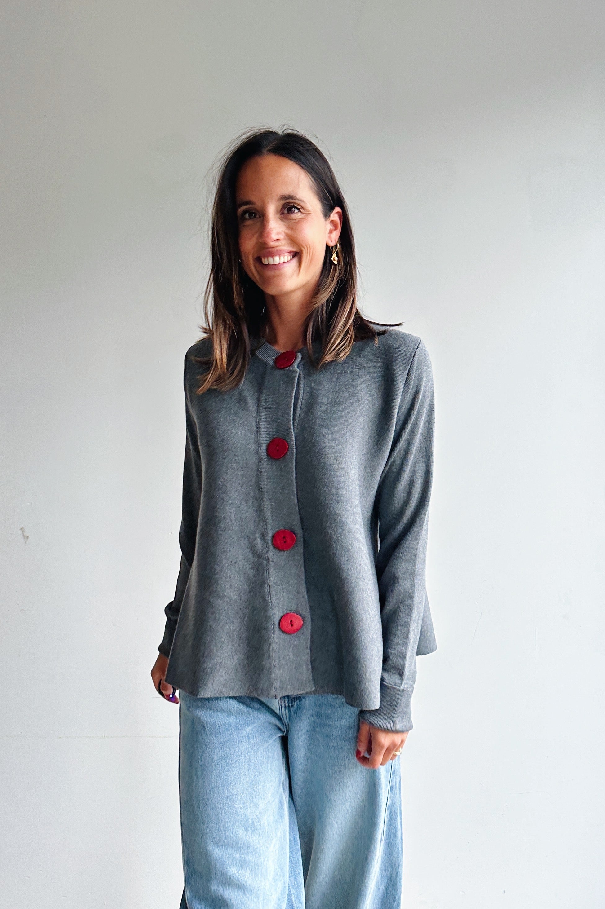 Dorien gilet grijs