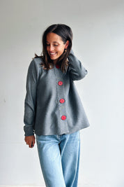 Dorien gilet grijs