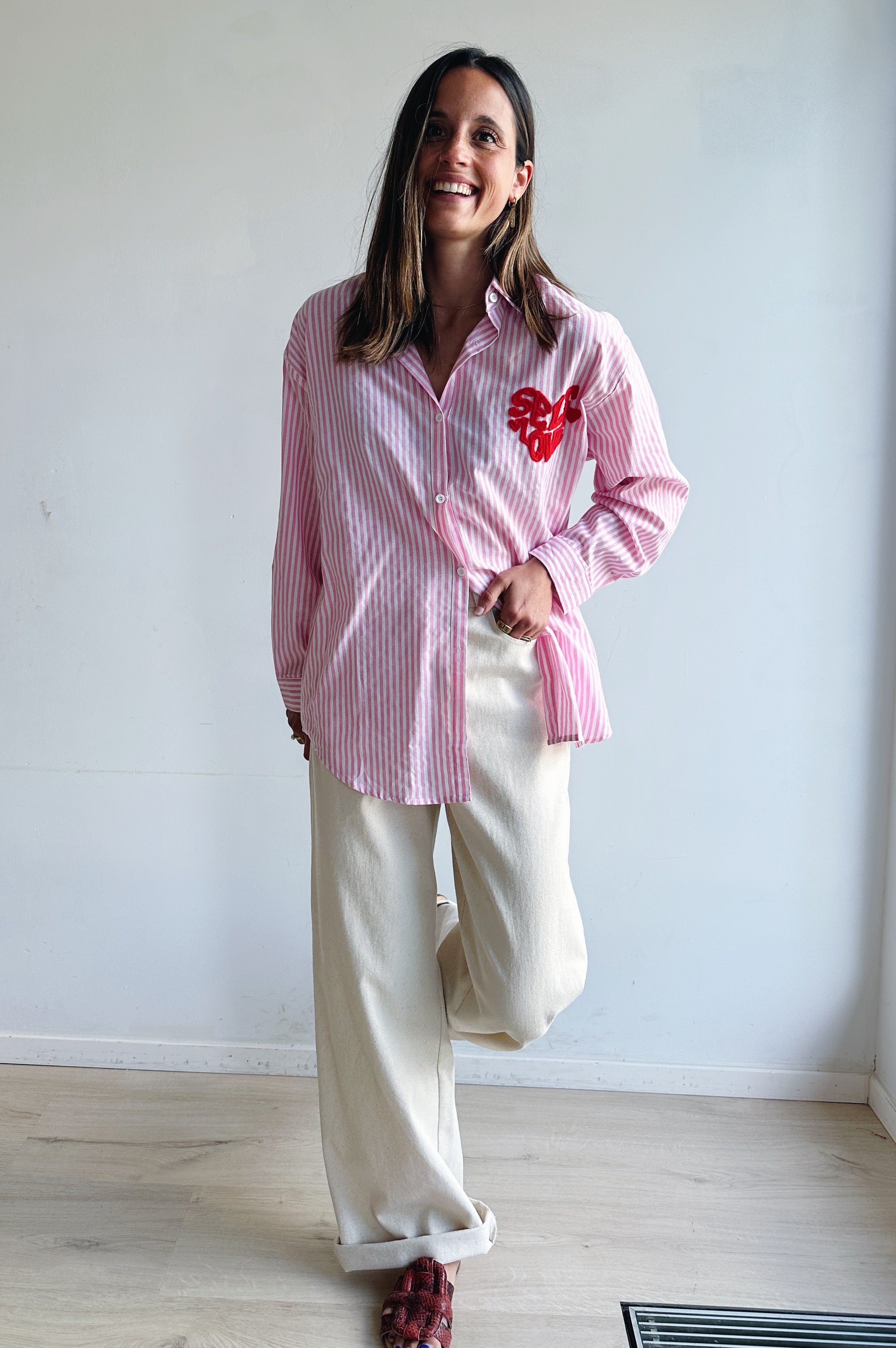 Selflove blouse roze