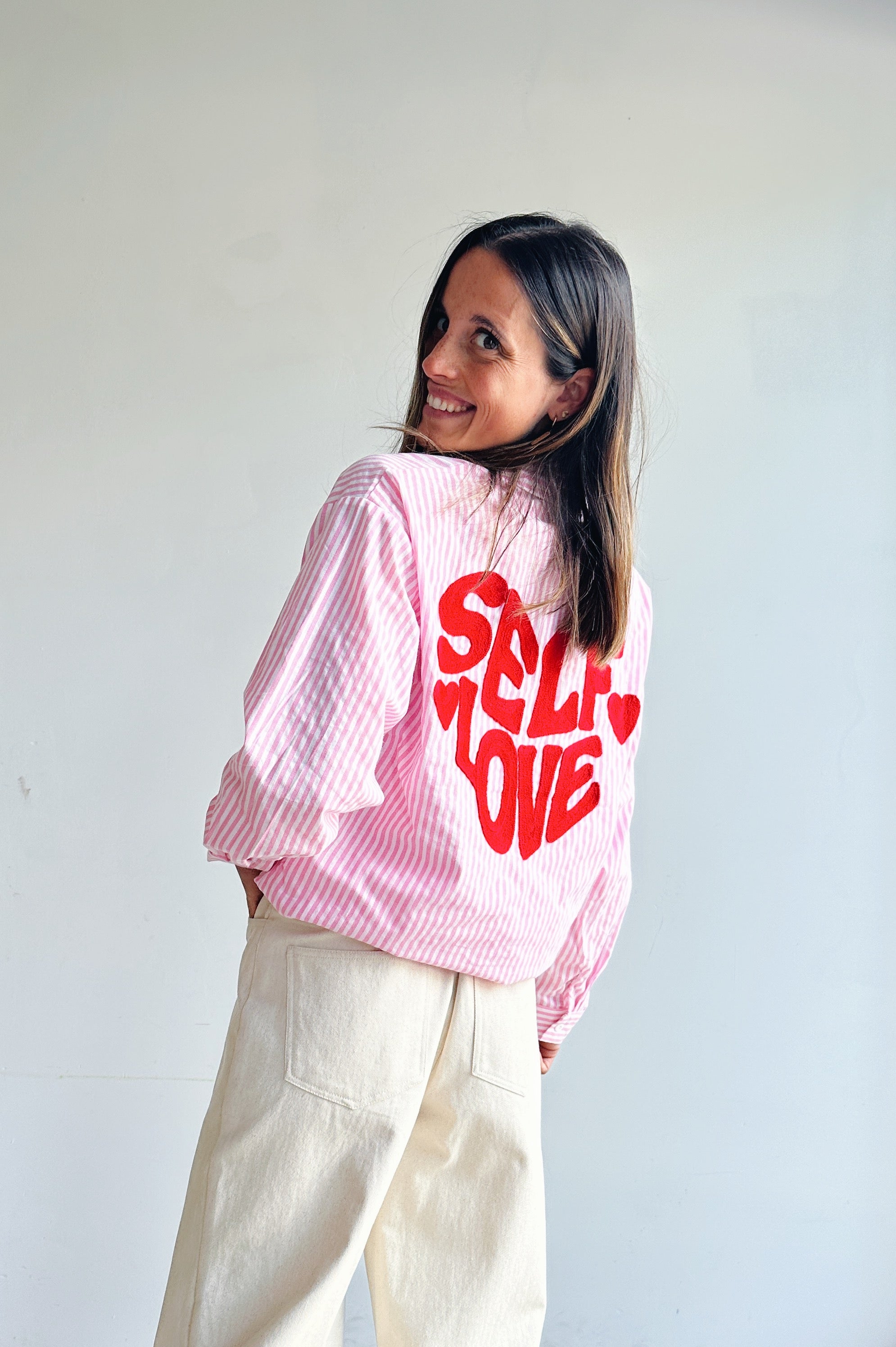Selflove blouse roze