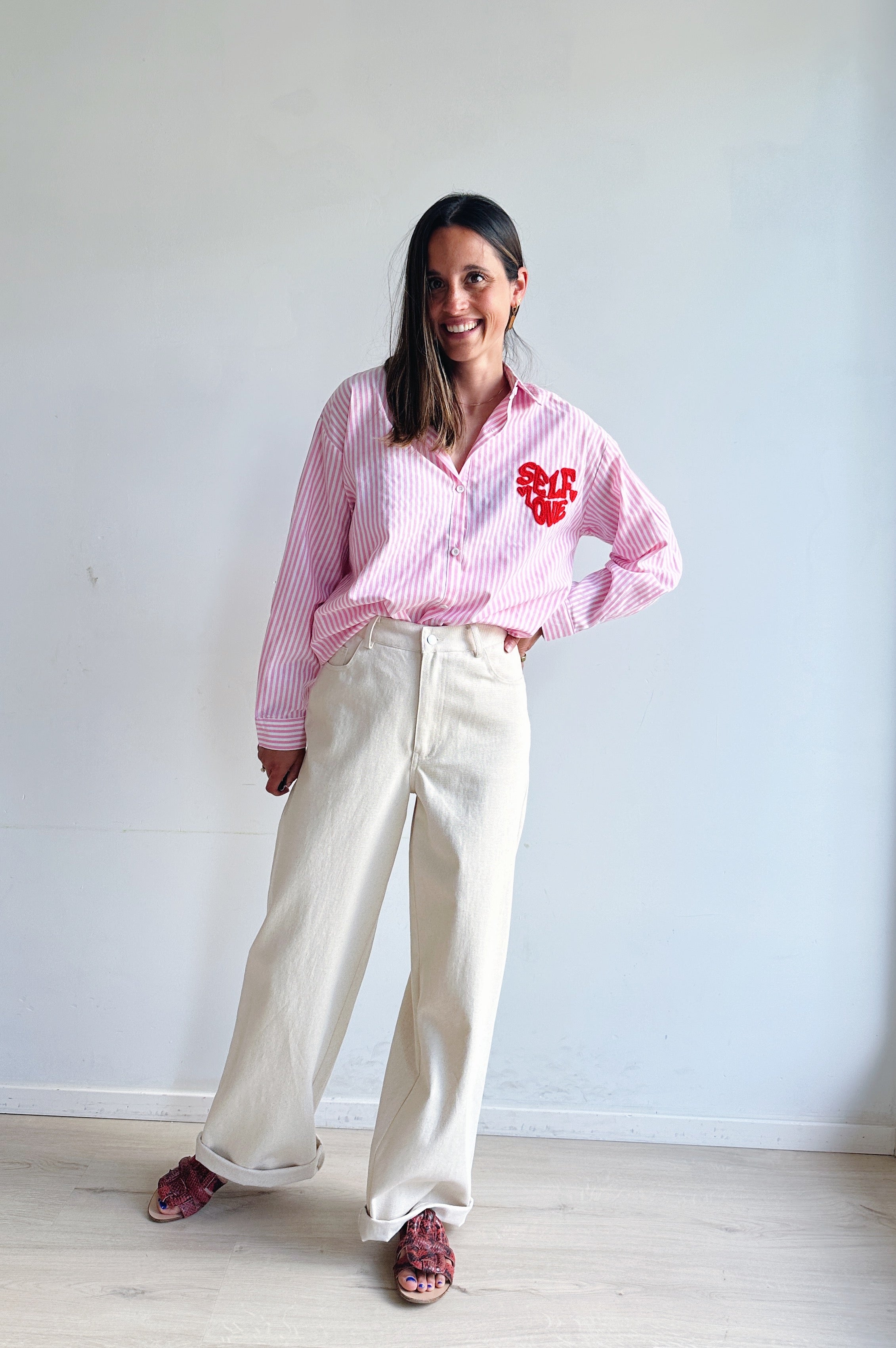 Selflove blouse roze