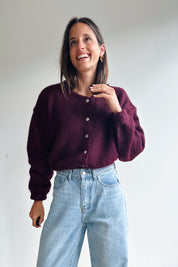 Vicky gilet bordeaux
