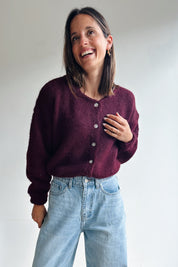 Vicky gilet bordeaux