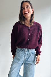 Vicky gilet bordeaux
