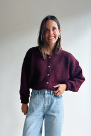 Vicky gilet bordeaux