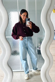 Vicky gilet bordeaux