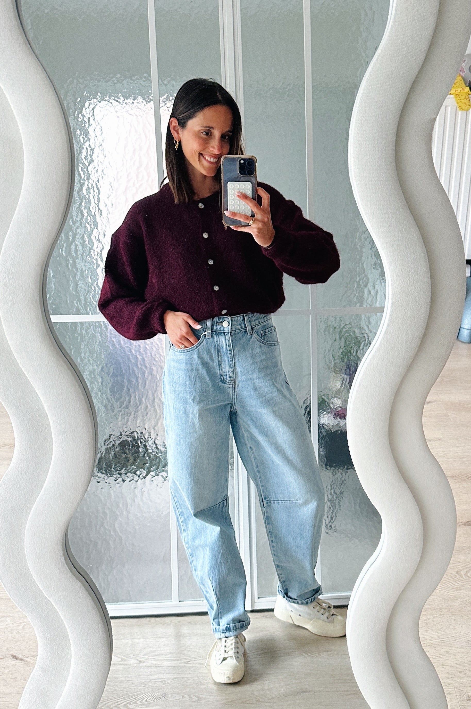 Vicky gilet bordeaux