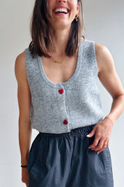Lolo gilet grijs